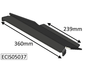 ECIS05037 Parkray Removeable Baffle  |  Aspect 5 Slimline